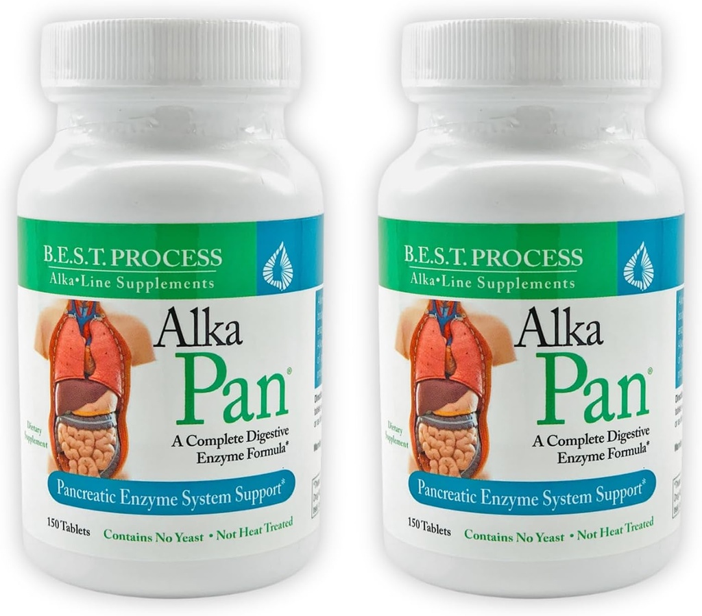 Alka•Pan (2 ambalaj) Cel mai bun proces Alkaline 