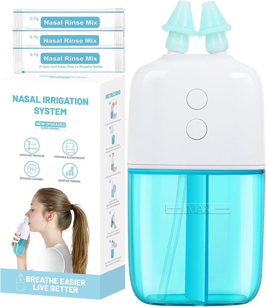 Sistem de irigare nazal cu 30 Pachete saline 