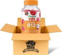 Vitamina B12 Gummies Bundle. Include O sticlă 90 ct Copii cu viață Vitamina B12 Gume. Supliment alimentar, Gluten gratuit, Non Gmo, și Chewable B12 vitamine Gummies. Vine cu o cutie pentru casa mea!