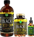 Maju Superfoods Ulei de semințe mari negru și Oregano Bundle