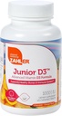 Zahler Junior D3 Chemable 1000UI, Kids Vitamina D, Great Tasting Vitamina D pentru copii, Optimal Vitamina D3 1000 UI pentru copii, Cerified Kosher, 240 comprimate masticabile