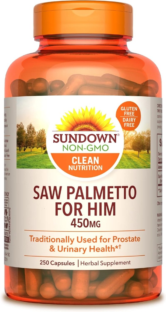 Sundown Saw Palmetto, 250 capsule