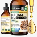 BIO KRAUTER Maitake Mushroom Extract - Maitake lichid suplimentar pentru suport imunitar - 680 mg per Serving - Vegan, alcool & zahăr Drops gratuit 4 Fl.Oz.