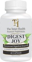 Digest Joy - Advanced Enzyme Blend for Optimal Digestion Support - Amylase, Lipase, Bromelain, Protease, Lactase & Other Enzims(60 Caps vegetale)