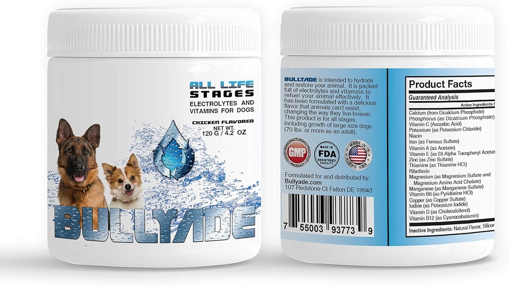 Natural Dog Supliment cu 18 vitamine și minerale. Se amestecă cu apă sau alimente. (Chicken)