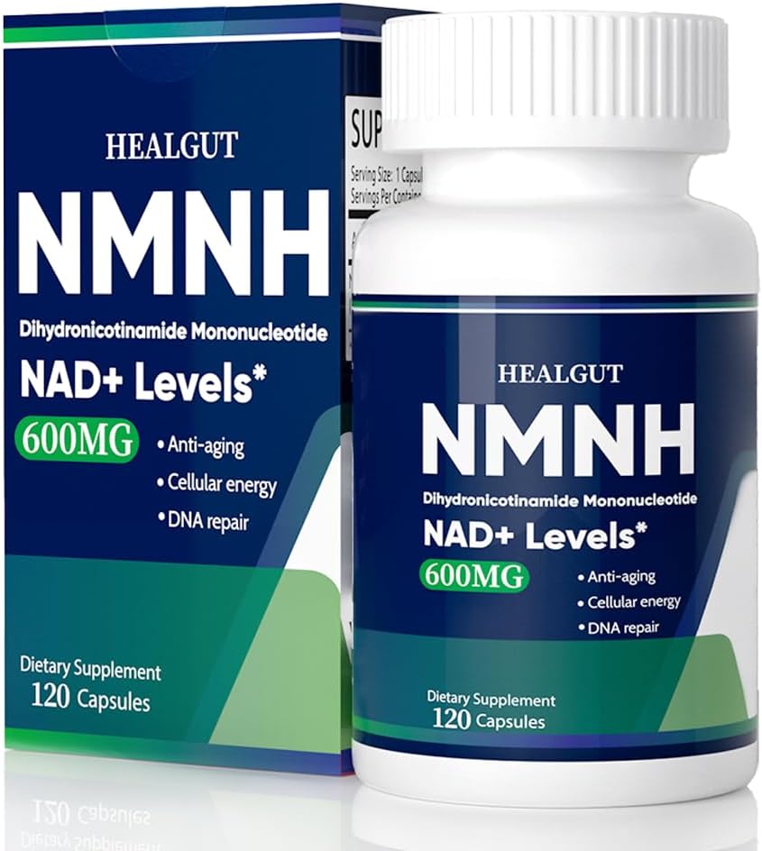 Suport alternativ NAD+ NMNH: 600 mg Supliment NMNH, 120 capsule NMNH