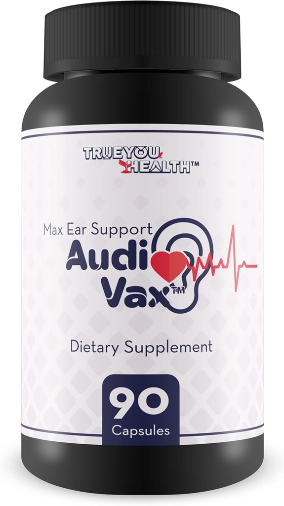 Max suport ureche Audi Vax - Ureche supliment de sprijin pentru sănătate - Promovare Ureche internă & Urechea mijlocie cu îmbunătățirea fluxului sanguin - Ajutor pentru reducerea pierderii auzului și a inelării urechii - Suport Funcția auditivă sănătoasă