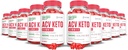 (10 Pack) Simpli Health Keto ACV Gummies Advanced Formula 1000MG Ketonnature Keto Gummies Apple Cidru Oţet Formulat cu Pudră de sfeclă de rodie B12 Vegan Non OMG 600 Gummys