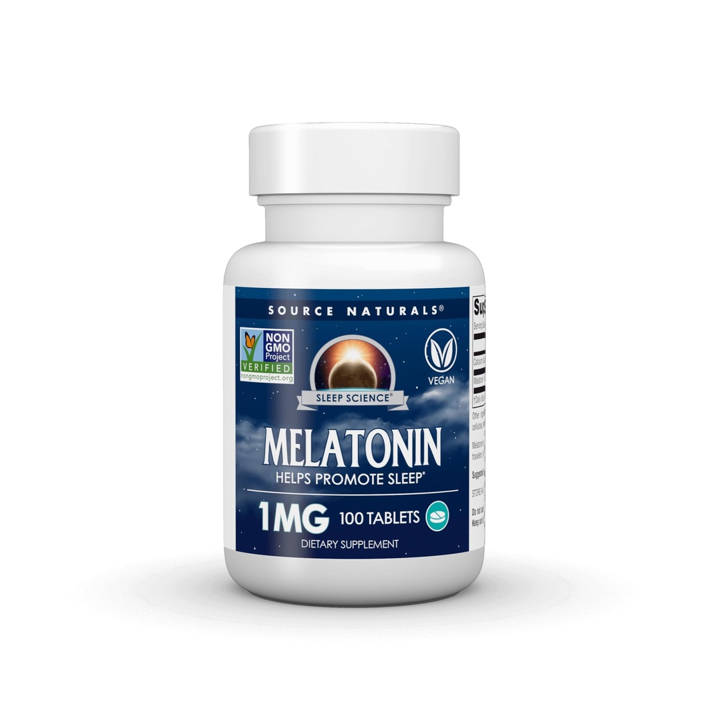 Sursa naturale Melatonina 1 mg - 100 comprimate