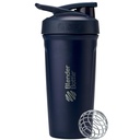BlenderBottle Sport Izolat din oțel inoxidabil Shaker Sticla cu whisk sârmă, 24-Ounce, Navy 