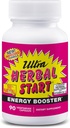 Booster de energie Ultra Herbal Start - cu B-12, Panax Ginseng, Yerba Mate, Kola Nut, Spirulina & Echinacea 