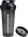 Sticla de Shaker de proteine Smartshake (GLOSSY, Black)