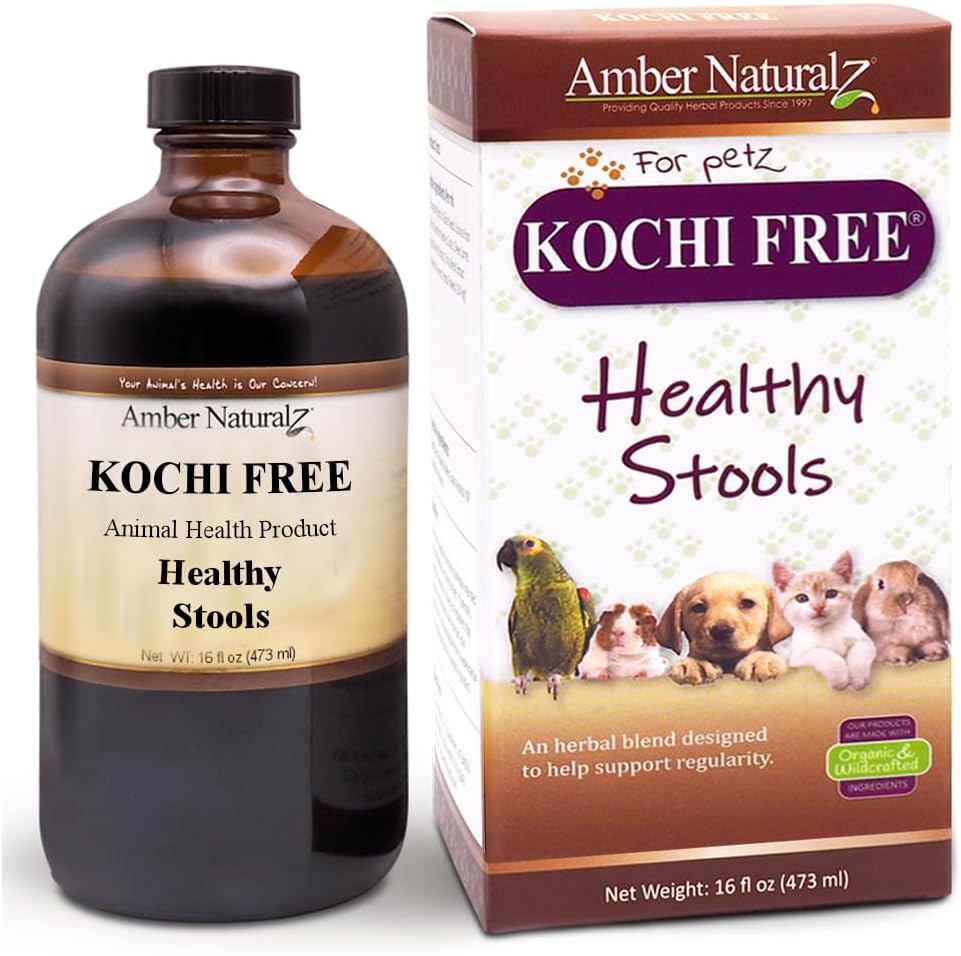 Amber NaturalZ Kochi Free Herbal Supplement pentru câini, pisici, păsări, iepuri de curte, și Guineea Porci 