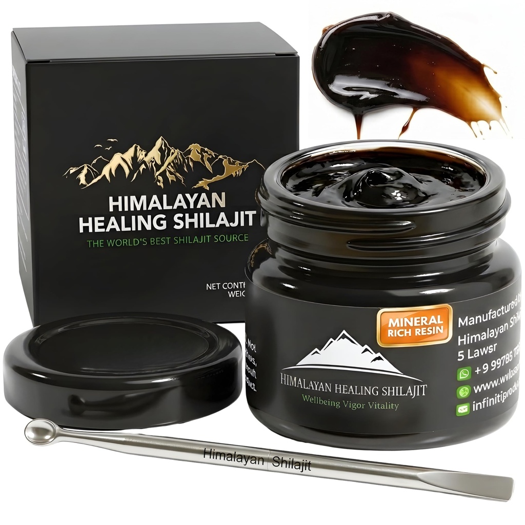 Gradul de aur Himalayan Shilajit Resin pentru bărbaţi şi femei 