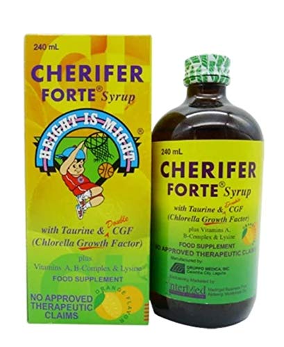 CHERIFER Forte Syrup cu Taurine & Double Chlorella Crowth Factor 240ml