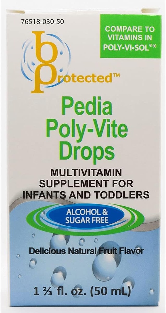 Pedia Poly-Vite picături 1 2/3 fl Ounce lichid