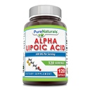 Naturale pure Alpha Acid lipoic 600 mg 120 capsule Supliment 