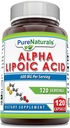 Naturale pure Alpha Acid lipoic 600 mg 120 capsule Supliment 
