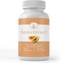 Ingrediente originale pure extract Papaya, întotdeauna pură, fără aditivi sau fillers, Lab verificat (100 capsule)