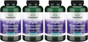 Swanson Triple Magneziu Complex - Supliment mineral - Suport natural - Cu citrat, oxid și aspartat - (300 capsule, 400 mg Fiecare, 4 cutii)