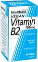 Ajutor pentru sănătate Vitamina B2 (Riboflavină) 100 mg - eliberare prelungită 60 comprimate