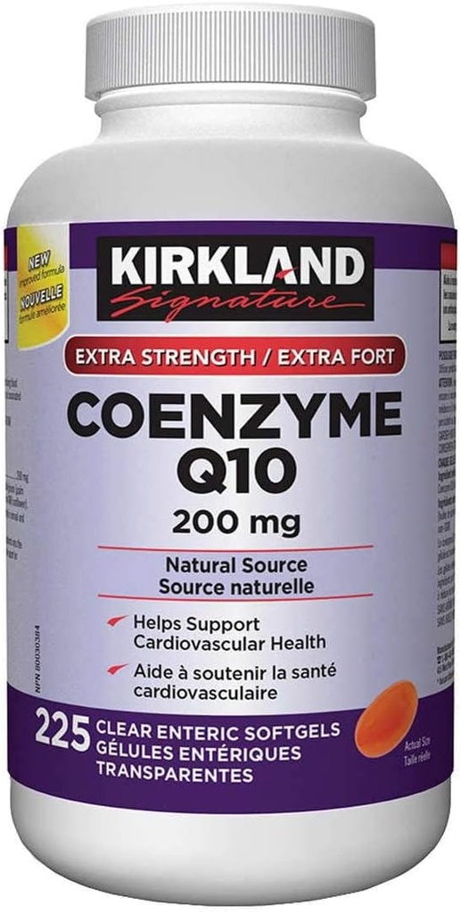 Kirkland Signature Cozyme Q10 Natural Source 200 Mg, 225 Softgels
