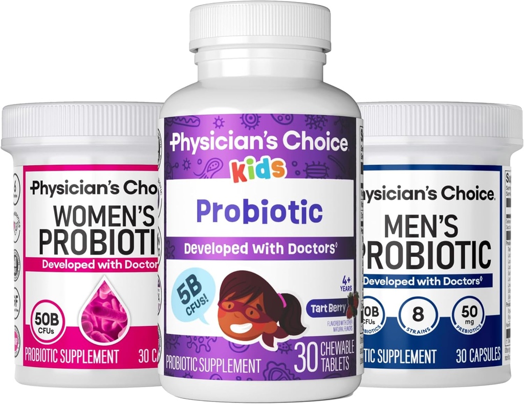 Probiotic Family Bundle - Womens Probo (30ct) + Kids Probo (30ct) + Mens Probo (30ct)