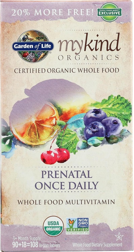 Gradina de viata Organic Mykind o dată pe zi, 108 CT