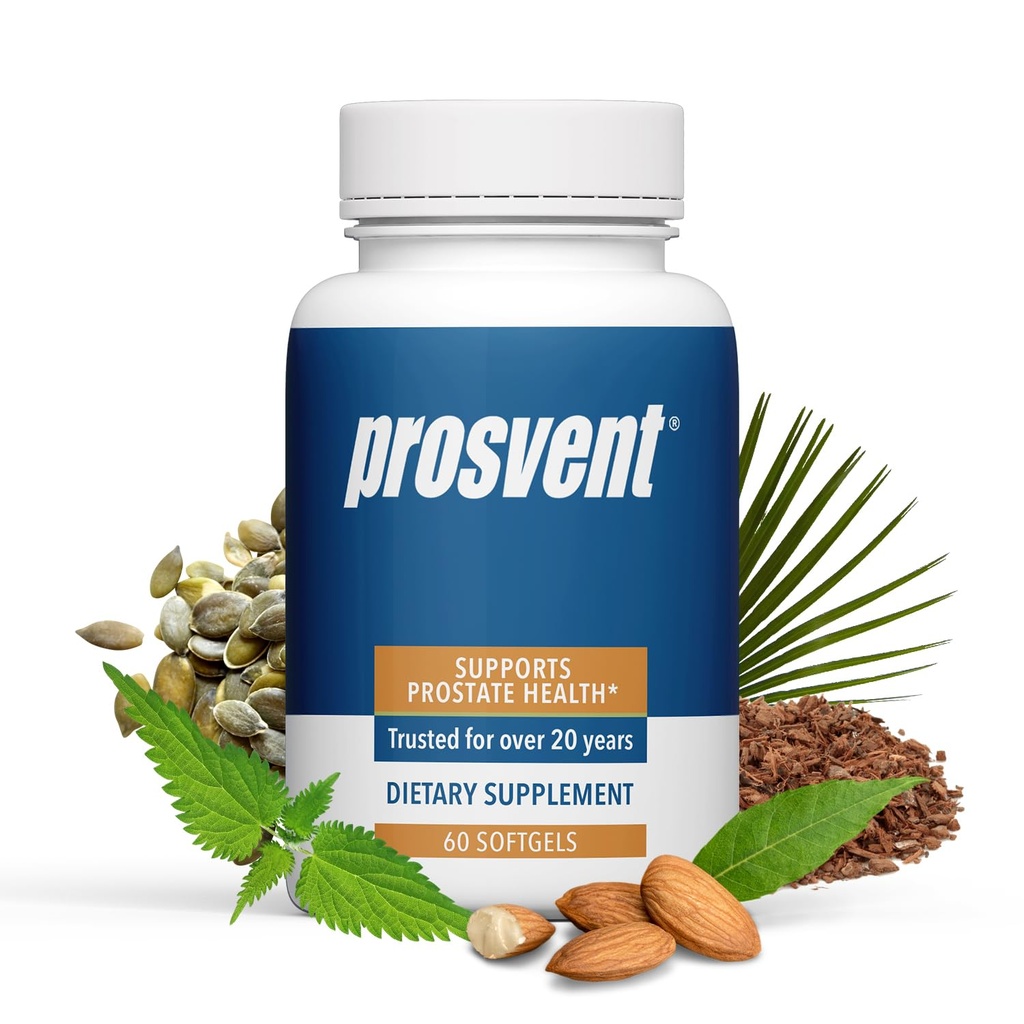 Advanced Men's Prostate Supplement Natural Supplement with Saw Palmetto, Vitamina D, și Zinc pentru a ușura frecvența urinară & Urgenta (60 Count)