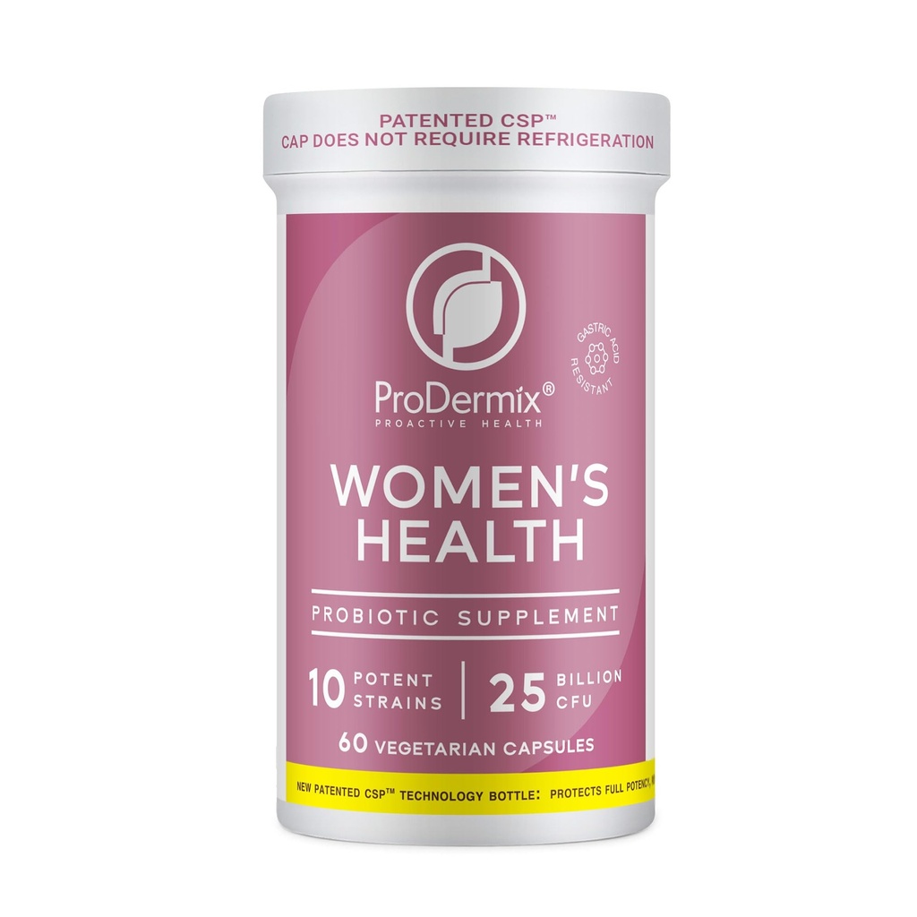 Probiotice pentru femei, Probiotic vaginal, Promovează PH echilibru, UT sănătate, 25 Miliarde CFU, supliment de femei o dată pe zi, Kosher, (60 capsule)