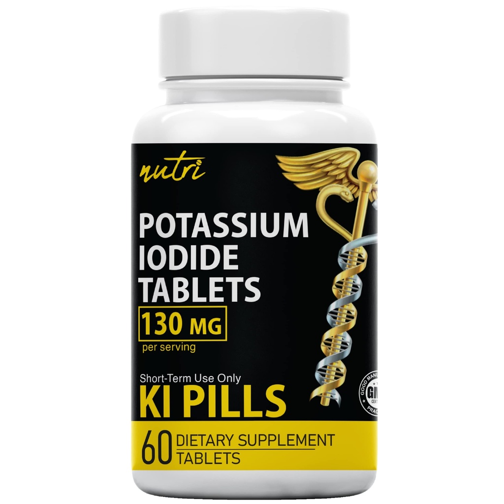 Fusions Natural Potasiu Iodide Tabletts 130 mg - (60 comprimate)