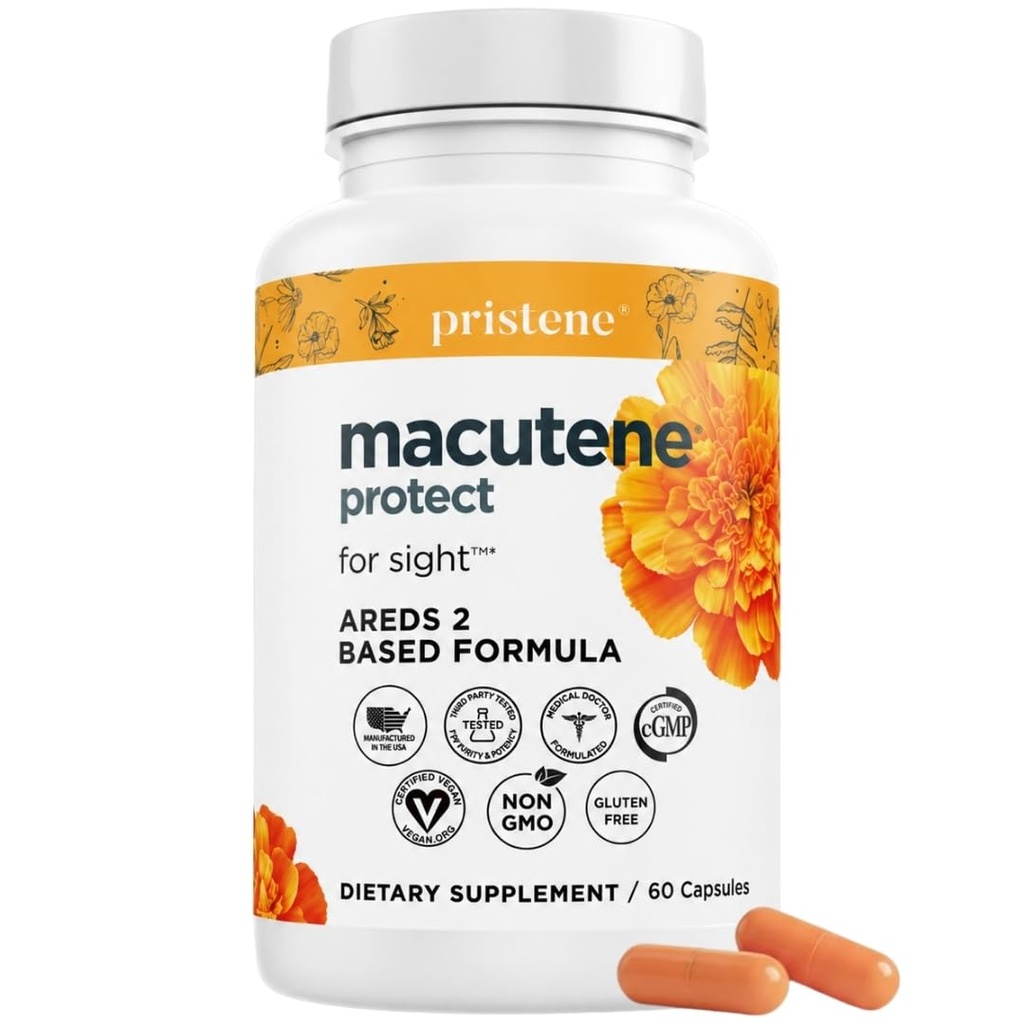 Macutene Protejaţi vitamine ochi pentru Areds 2 cu Lutein şi Zeaxanthin Suplimente (25mg/5mg) 