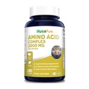 NusaPure Aminoacid Complex Blend 2000 mg-180 Capse (Non-GMO, Gluten-Free)