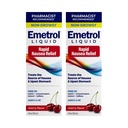Emetrol Ne-Drowsy Relief lichid Greaţă - Usetat Stomac Medicina - Farmacist Recomandat Greaţă Relief - Cherry Flavor - 4fl oz, 2 Pack