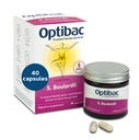 Optibac Probiotice Saccharomyces Boulardii - Vegan dovedit științific supliment probiotic digestiv, 5 miliarde CFU - 40 capsule