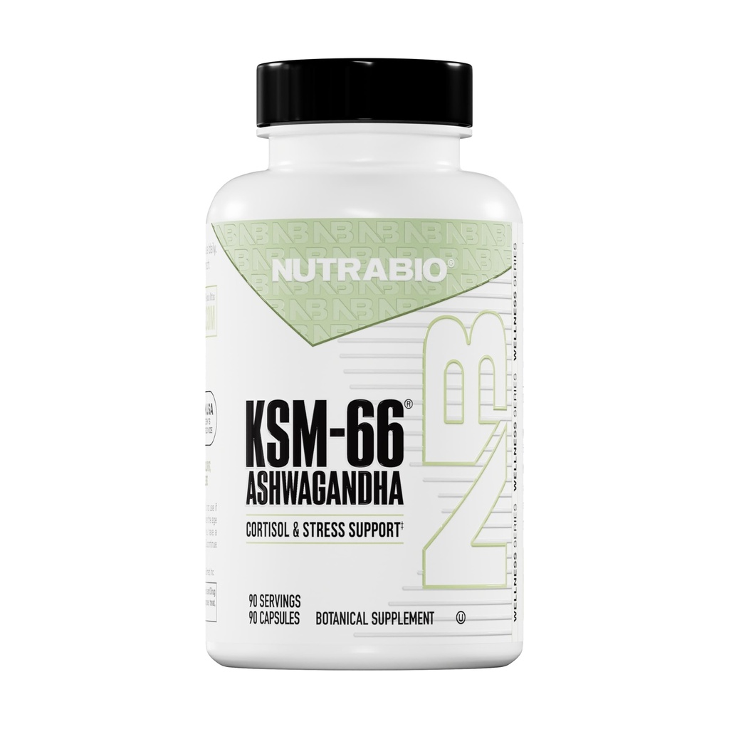 NutraBio Ashwagandha KSM-66 