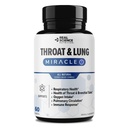 Real Science Throat & Lung Detoxifiere capsule pentru a șterge mucus, Sore gât și suport respirație 