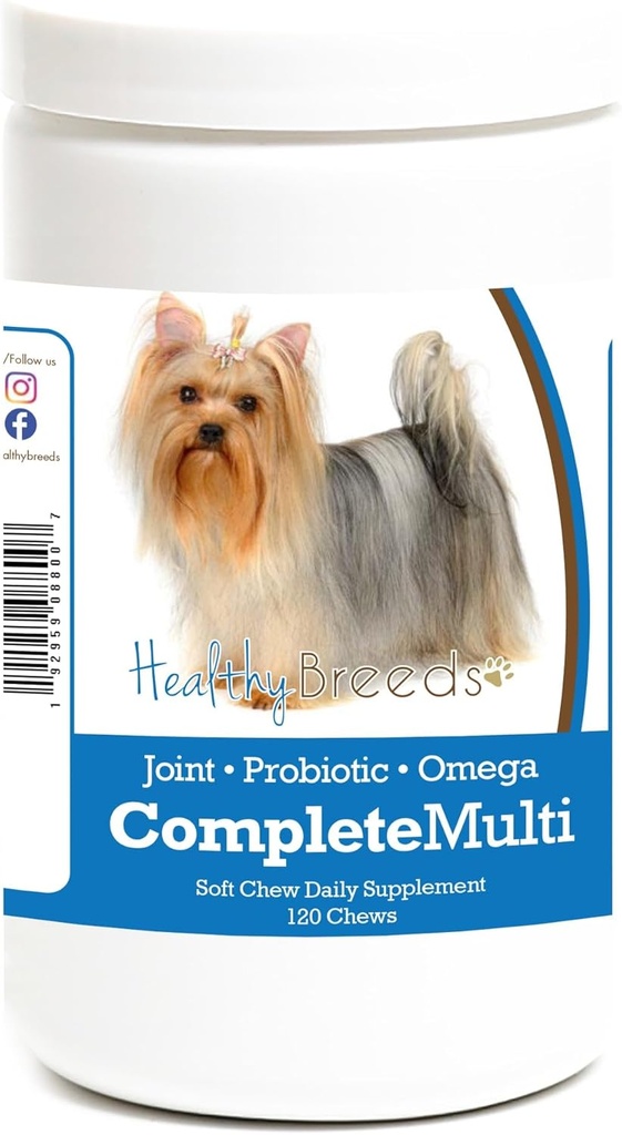 Sănătos Breeds Yorkshire Terrier All in One Multivitamine Soft Chew 120 Count