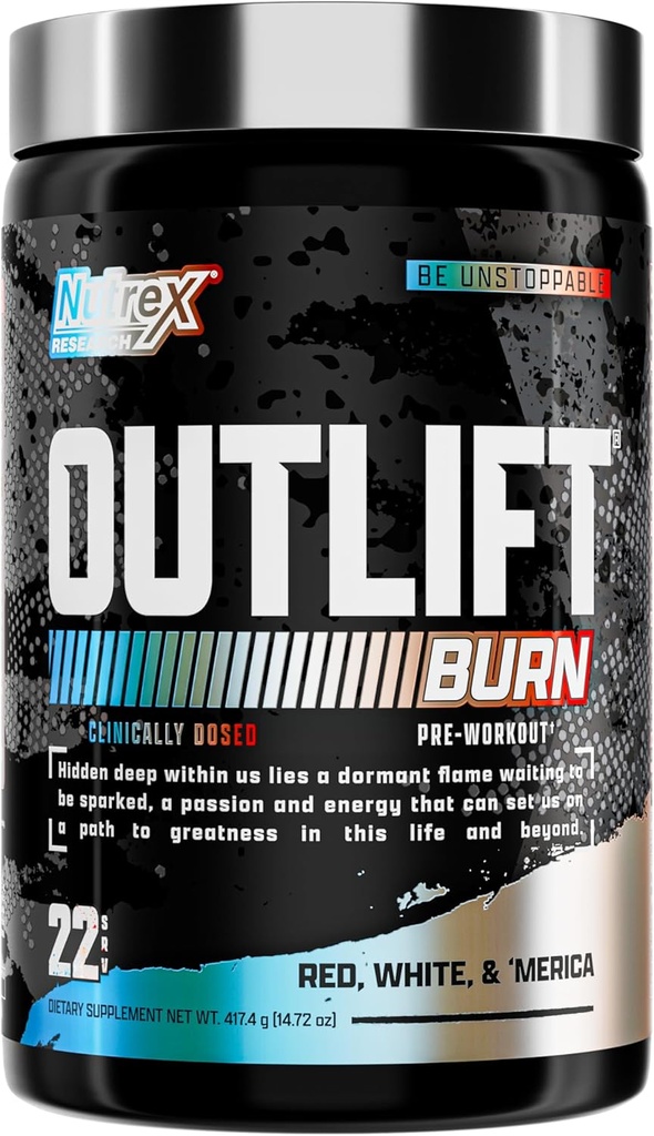 Nutrex Outlift Burn Pre-Formulă de lucru pentru energie, focalizare & E
