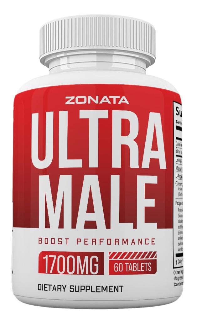 Ultra Pastile de sex masculin, putere Ultra masculin Supliment avansat Formula, 60 Conte