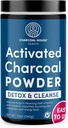 Charcoal House Detox & Cleanse USP Medical Grad Coconut Shell activat Charcoal pulbere pentru curatare si sanatate naturala - cu capacitate mare Adsorptive & Rapid Acting - 12 oz - 1 Qt