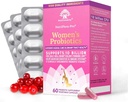 Nutricelebrity NutriFlora-Pro Pro Probiotice pentru femei - Suport Vaginal, Sanatate urinara, Sistem imunitar Suport Sistem Digestiv, Pastile Cranberry Supliment, 10 Miliarde CFU 6 Tulpini (30 Capace) - 2 Pack