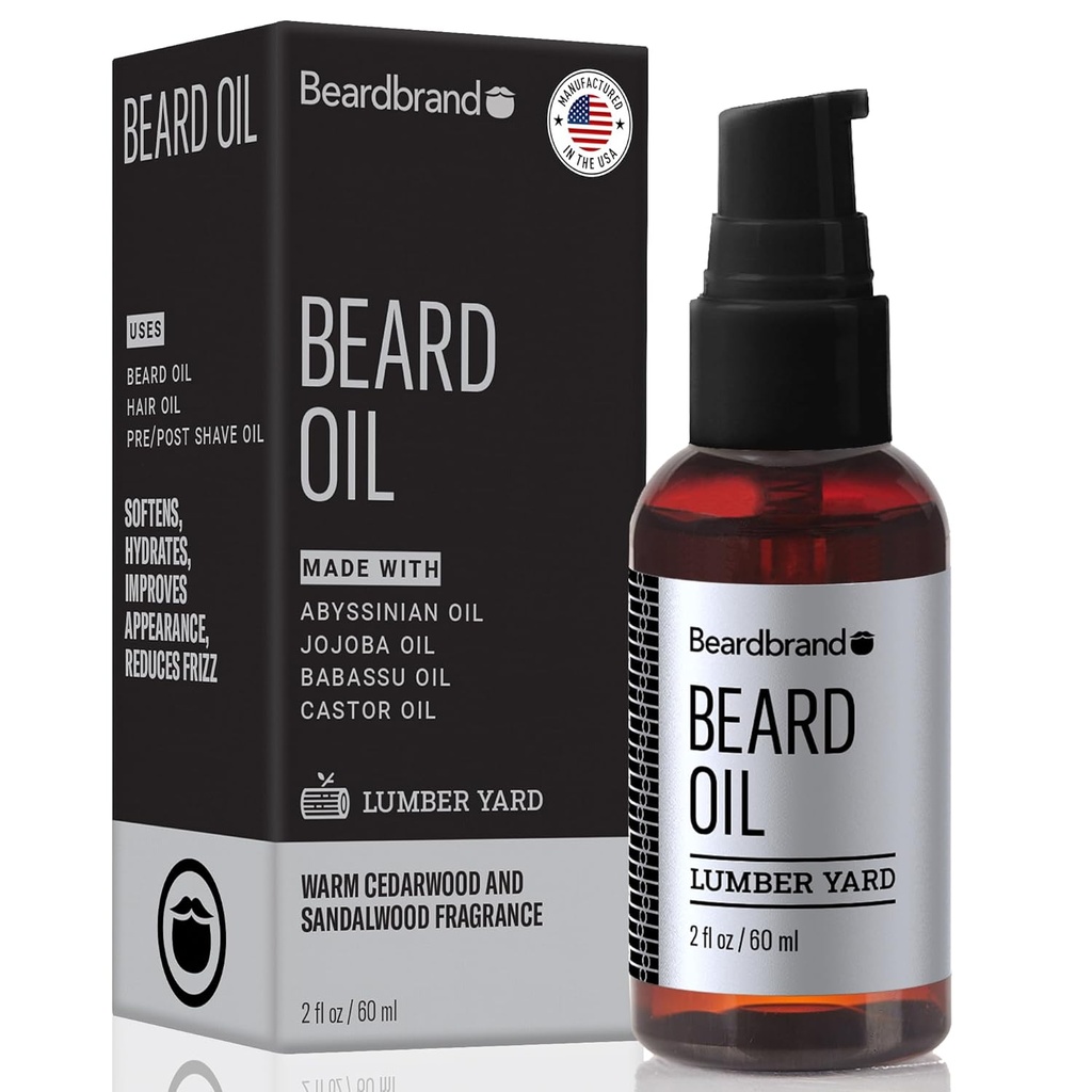 Beardbrand Beard Oil for Men with Jojoba & Vitamina E 