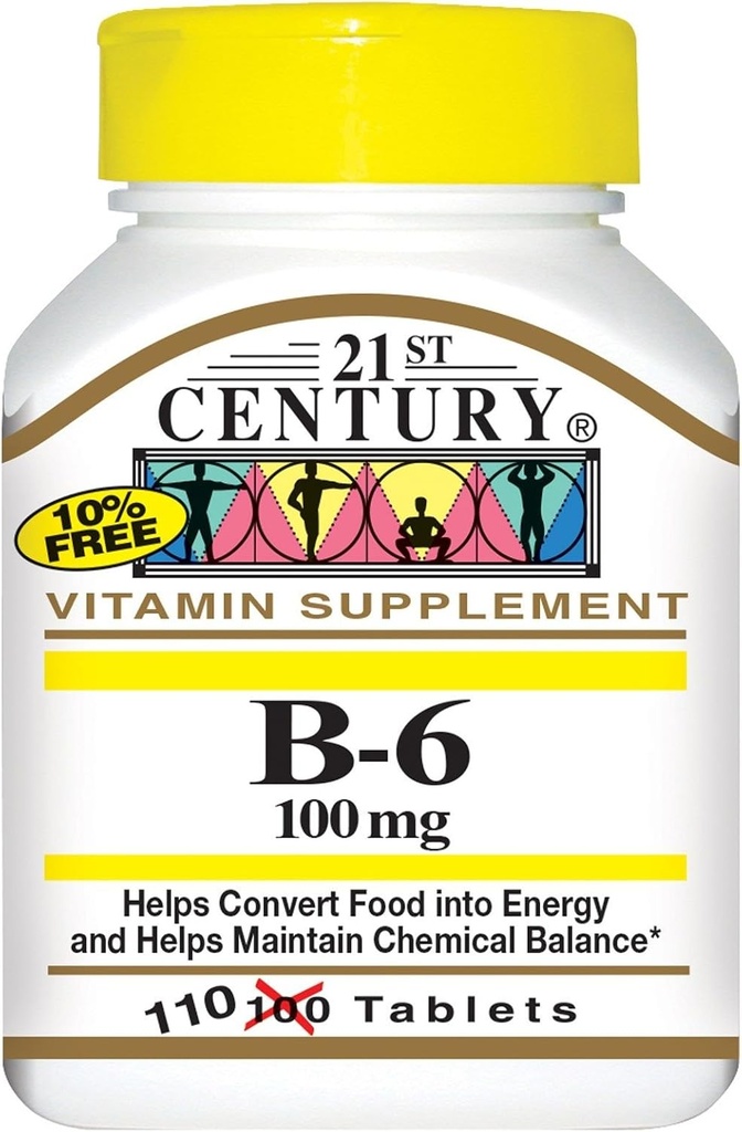21st Century B-6 100 mg - 110 comprimate, ambalaj cu 6 comprimate