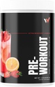 Performanță maximă Cel mai bun praf de pregătire: Energizant Blend cu l teanină, Beta-Alanina, Betaine Anhidrous, Alpha GPC & B-Vitamins - Sugar-Free pentru bărbați și femei - aromă de căpșuni Lemon