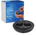 Medline Bluetooth Reîncărcabile SIDA auditive OTC, în-The-Ear, 4 Setări de mediu, Resistent de apă, Volum reglabil, ușoară până la pierdere moderată a auzului, reducerea zgomotului, SIDA auditivă earbud