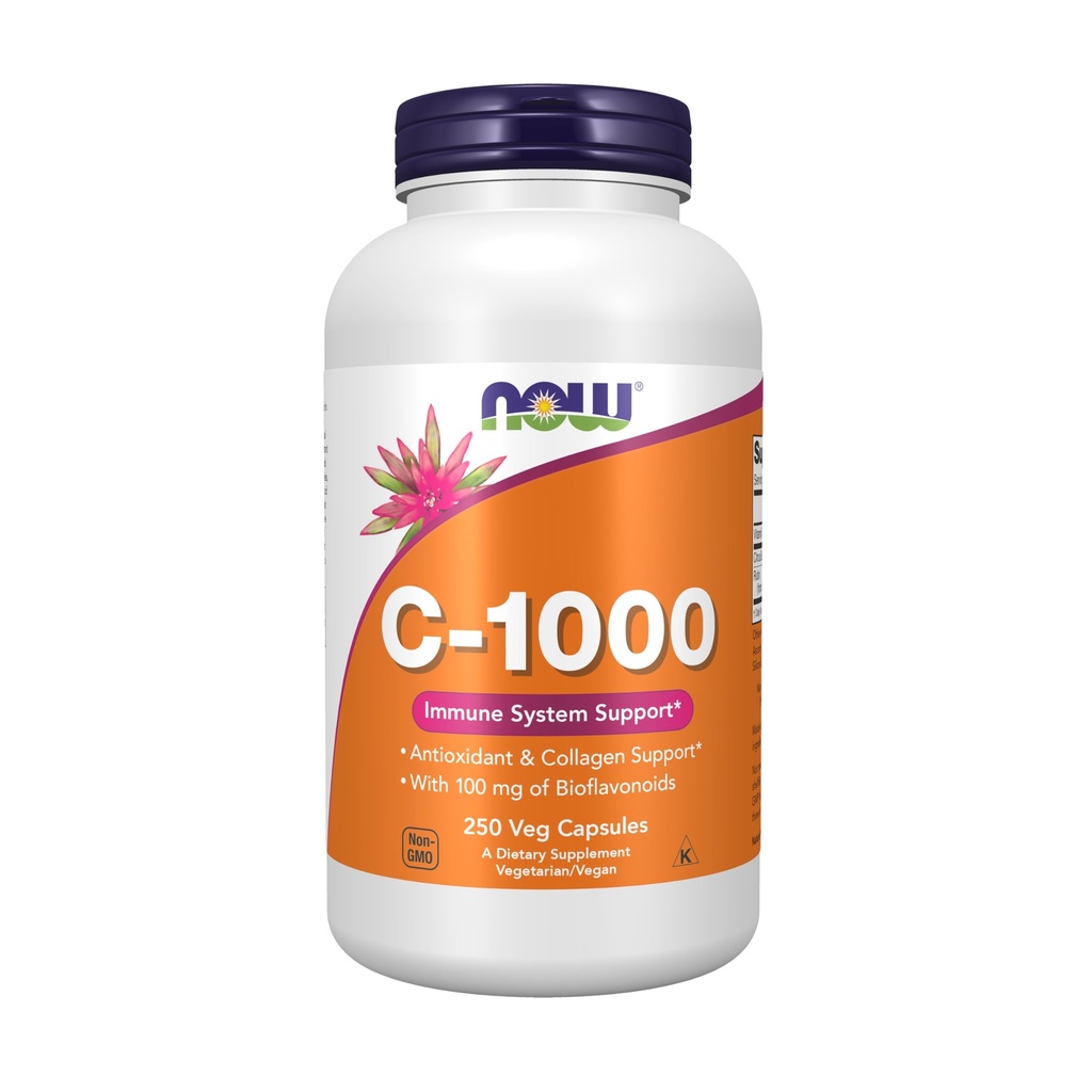 ACUM alimente Suplimente, vitamina C-1.000 cu 100 mg de bioflavonoizi, Antioxidant de protecție*, 250 Veg capsule