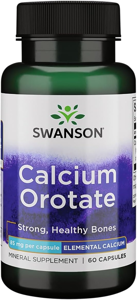 Swanson Calciu Orotate 85 Milligrame 60 Capsule