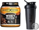 Body Fortress Super Advanced Whey Proteine pulbere, ciocolată (1,78 lbs) și BlenderBottle Classic Shaker Sticla (28 oz), negru