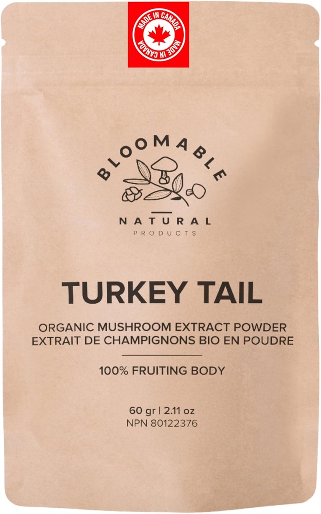 Turkey Tail Mushroom Powder I Gut Health and Imunity (3.5 oz/100 gr)